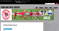 Desktop Screenshot of parklandboyssoccer.com